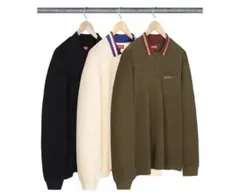 Supreme XL オリーブ色 ポロシャツ