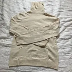 UNIQLO アイボリー カシミヤ タートルネック M