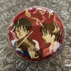 耳をすませば 刺繍 缶バッブローチ