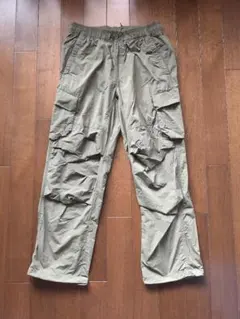 H&M MOVE カーゴパンツ オリーブ ウエストゴム Sサイズ
