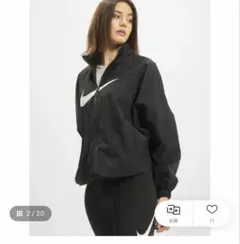 NIKE ランディビジョン エレメント フルジップ ジャケット メンズ L 黒