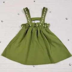 バースデイ Kinococo キノココ ジャンスカ サロペット 花 刺繍 春 夏