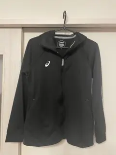 asics フード付きアウター S黒