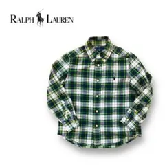 ラルフローレン ボタンダウン チェック 長袖シャツ5キッズ 110