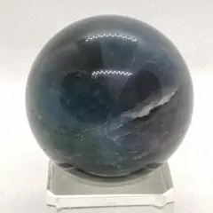 【新品】虹inブルーグリーンフローライト　11-46