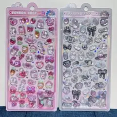 正規品　ボンボンドロップシール　ももいろボンボン　ピンク　白黒　うさぎ