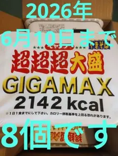 ペヤング やきそば 超超超大盛 GIGAMAX 2142kcal 8個セット - メルカリ