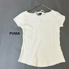 PUMA/プーマ 半袖Tシャツ 綿100% スリムフィット 刺繍ロゴ