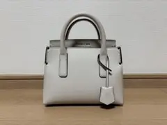 【CHARLES & KEITH】ストラクチャード ダブルトップハンドルトート