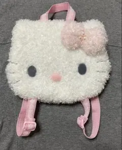 【希少】ハローキティ　フェイスリュック レトロ　当時物　美品　サンリオ　激レアのサムネイル