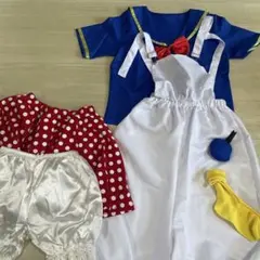 ミニーちゃんスカートとドナルド　コスチューム