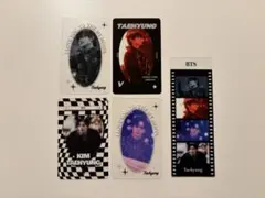 BTS テテ　フィルムブックマーク　透明トレカ