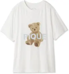 【新品】ジェラートピケ ベア柄ワンポイントＴシャツのサムネイル