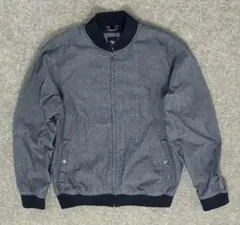 【美品】GAPギャップ　コットンシャンブレーブルゾン IDEALファスナー M
