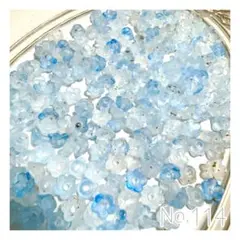 No.114【約50個入】アクリルビーズ ミニすずらん