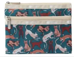 【新品•未開封】 LESPORTSAC × BAILA 猫柄ポーチ