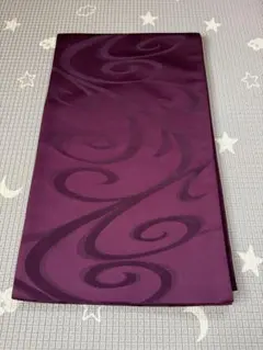 【美品】袋帯 唐草文様 紫色系 モダンのサムネイル