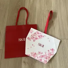 SK-II 桜モチーフ ラッピングバッグ 空箱 紙袋3点セット【新品】