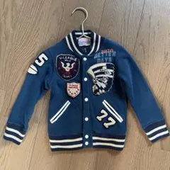 デニムダンガリー　ネイビー ジャケット スタジャン