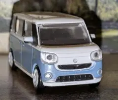 1/64　ダイハツ　ムーヴキャンバス　白/水色ツートンのサムネイル