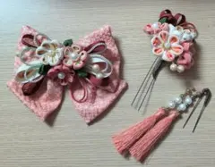 ハンドメイド　髪飾り