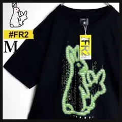 激レア】FR2 ペイズリー ビッグ刺繍Tシャツ 梅限定カラー ブラック 美 