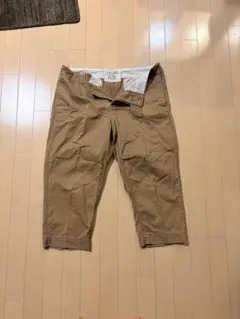 coen チノパン クロップドパンツ ベージュ Lのサムネイル