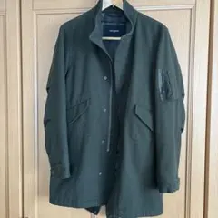 NANO UNIVERSE ステンカラーコート オリーブグリーン