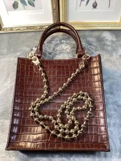 AMERI アメリ 2way bag genuine leatherのサムネイル
