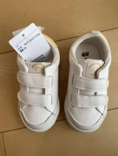 キッズ スニーカー H&M 14.5㎝ 未使用品 ホワイト 子供 靴