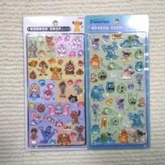 【即日発送】2枚／ボンボンドロップ　ディズニークラシック&モンスターズ・インク