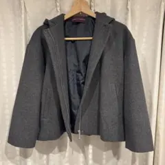 アーバンリサーチ グレー フード付き コート