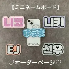 オーダーページ④】ネームボード ミニネムボ うちわ 文字 ペンライト