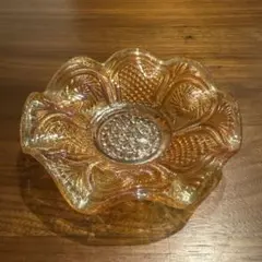 昭和レトロ　レース皿　オーロラ