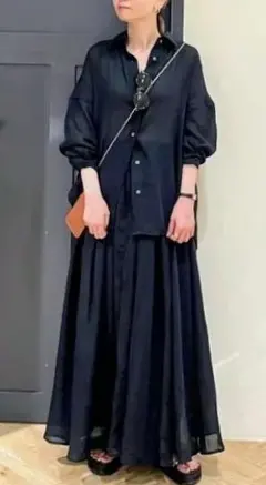 シャンブレーボイルスカート＋シャツ(セット)2026SUMMER LOOK