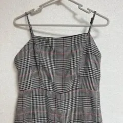 キャミワンピース　千鳥柄　Forever21