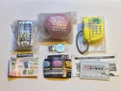 本当に録音再生！なつかしのガラケーマスコット 他 本当に録音再生! 3点セット