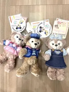 2015年　カムジョインユアフレンズ　ぬいぐるみバッジ　ダッフィー　シェリーメイ 2015年 カムジョインユアフレンズ ぬいぐるみバッジ ダッフィー