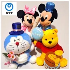 《非売品》ドラえもん　ミッキーマウス　プーさん　ぬいぐるみ　まとめ売り