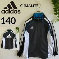 アディダス adidas ジャージ上 トラックジャケット ジップアップ 黒140