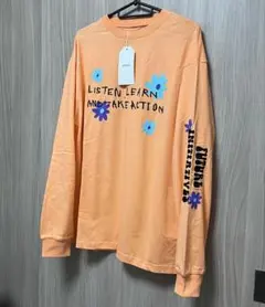 新品 jouetie ジュエティ 長袖 Tシャツ オレンジ 花柄 刺繍 ロンTのサムネイル