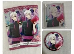 アイナナ 九条天 アニカフェ チャイナ　コロッタ　クリアしおり　缶バッジ　セット