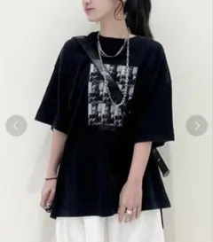 JEANASIS ⭐️美品♪ フォトグラフヴィンテージプリント TEE(L)