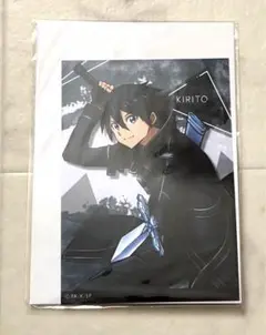 ソードアート・オンライン キリト 缶バッジ＆ブロマイドセット アニプレックス