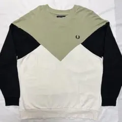 Fred Perry カラーブロック スウェット トレーナー フレッドペリー