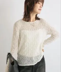 リヴドロワ　ストレッチレースカットソーのサムネイル
