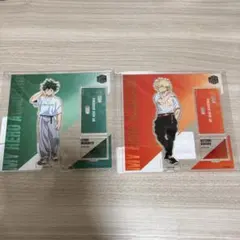 ヒロアカ ベースヤードトーキョー アクスタ 緑谷・爆豪セット