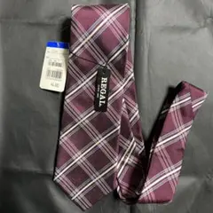 【新品】REGAL チェック柄ネクタイ