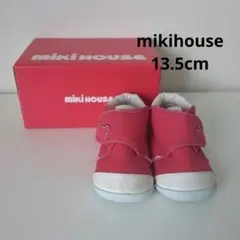 ミキハウス 赤 スニーカー　13.5cm