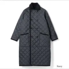 LAVENHAM キルティングコート ネイビー 38サイズ